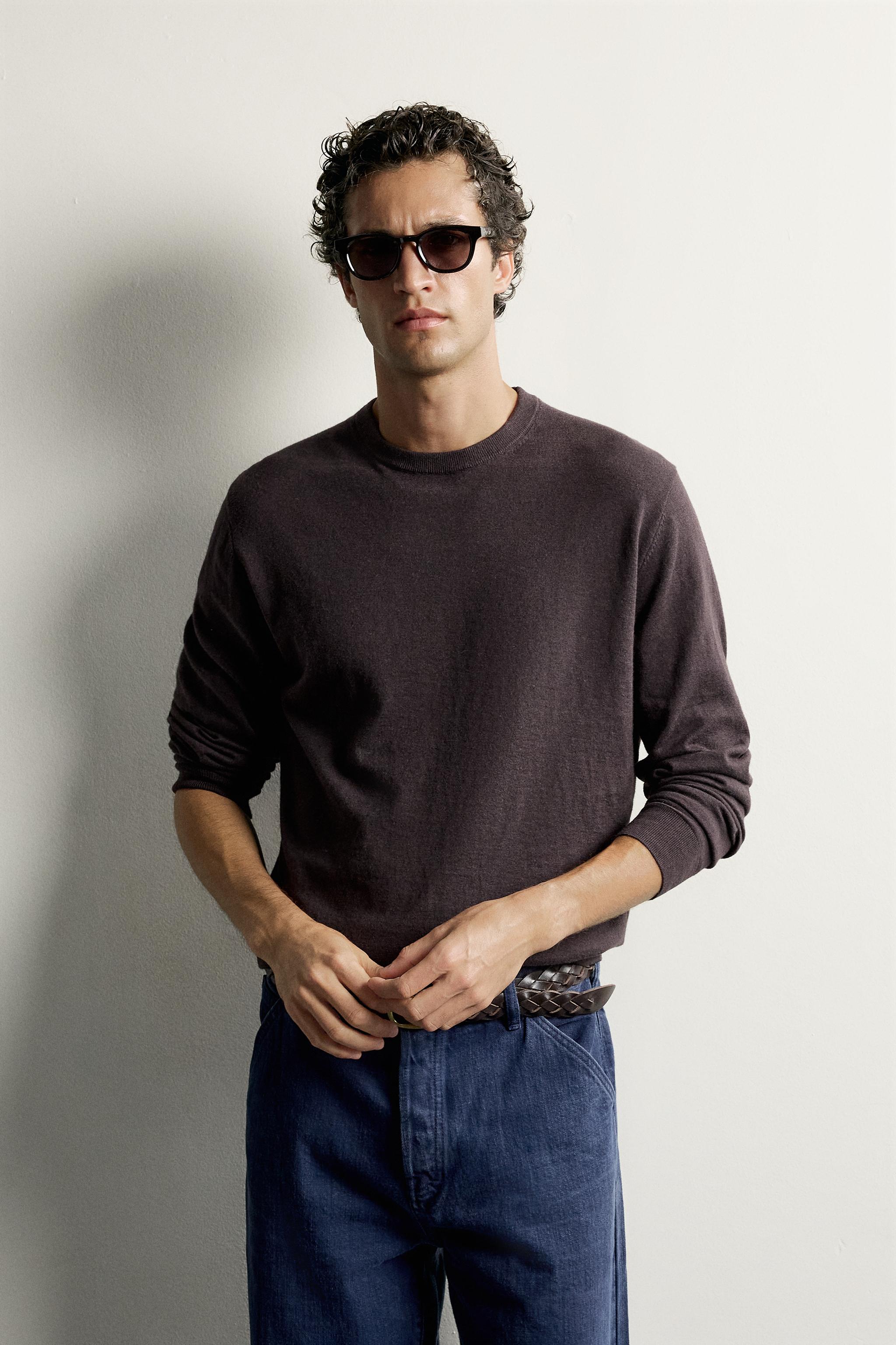 PULL REGULAR FIT COTON-CACHEMIRE
